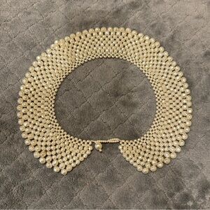 Elegant Pearl Collar Necklace for sewing